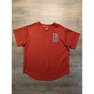 Vintage Majestic MLB Boston Red Sox Jersey Size XL Polyester 90s 2000s Y2K